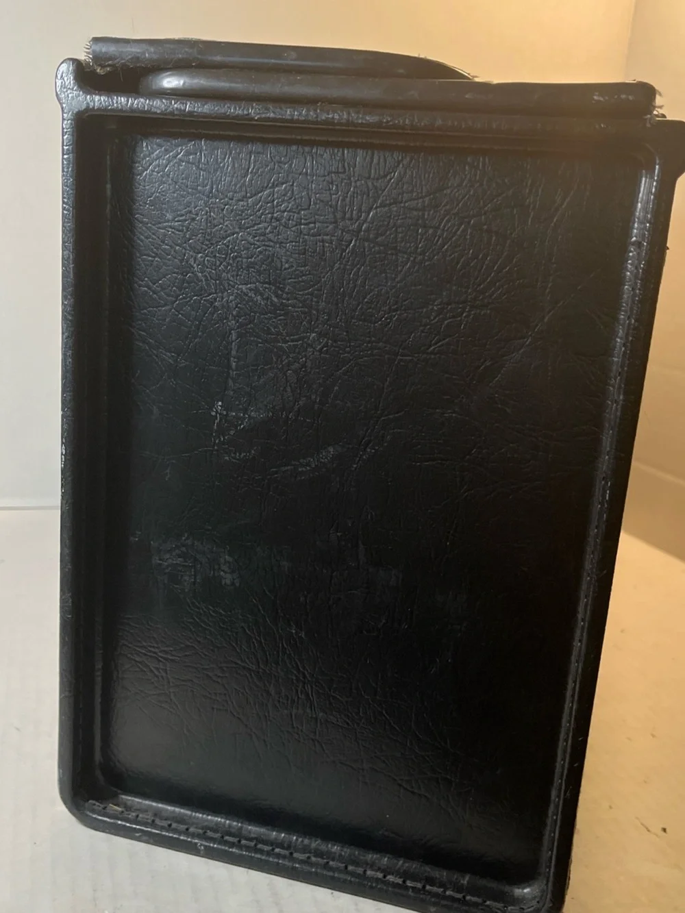 Classic Black Catalog Case with Gold Hardware